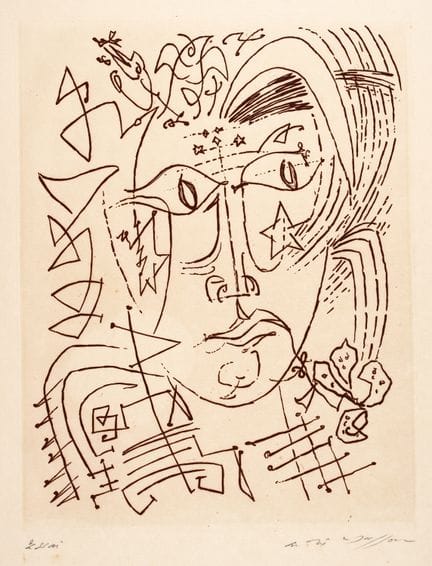 André Masson - André Maurois. Les Érophages. Gravu