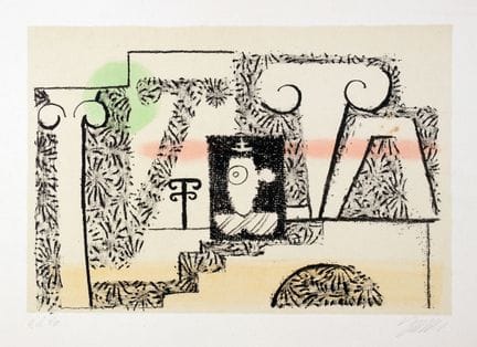 Willi Baumeister. Salomé et le prophète. Douze lit