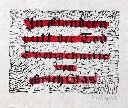 Bauhaus - Erich Glas. «La muerte cabalga por Fland