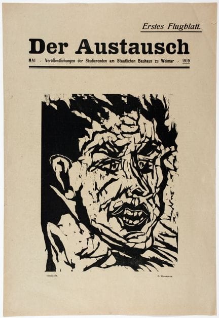 Bauhaus - Lo scambio. Primo volantino. Pubblicazio