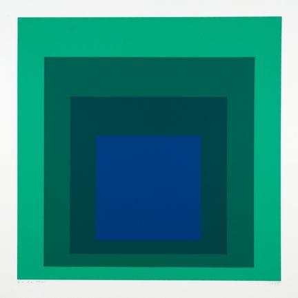 Josef Albers. Homage to the Square. Zehn Farbserig