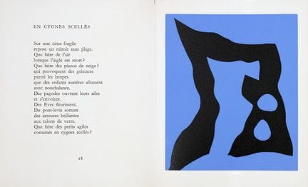 Jean Arp. Le voilier dans la forêt. Orné de gravur