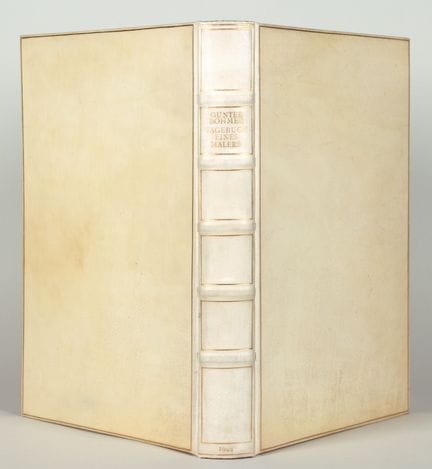 冈特·博默。《一位画家的日记》。奥尔滕，1944年。全书共140页，含150幅插图，其中80幅为彩色