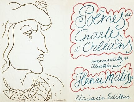 Henri Matisse - Charles d’Orléans. Poèmes. Manuscr