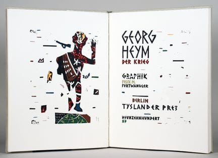 Felix M. Furtwängler - Georg Heym. La guerre. Illu