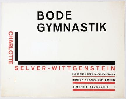 Bauhaus - Irmgard Sörensen-Popitz. Ginnastica Bode