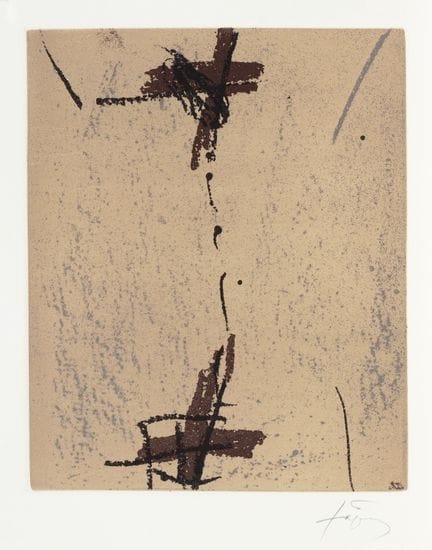 Antoni Tàpies - Jean Daive. Tàpies, répliquer. Gra
