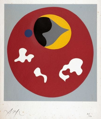 Jean Arp. [Le] soleil recerclé. Paris, Louis Brode