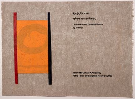 Gunnar Kaldewey - Milarepa. One of Hundred Thousan