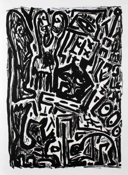 A. R. Penck - Heiner Müller. Wolokolamsker Chausee