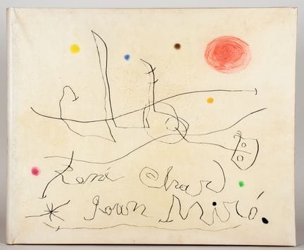 Joan Miró. Flux de l’aimant. Texte de René Char. P