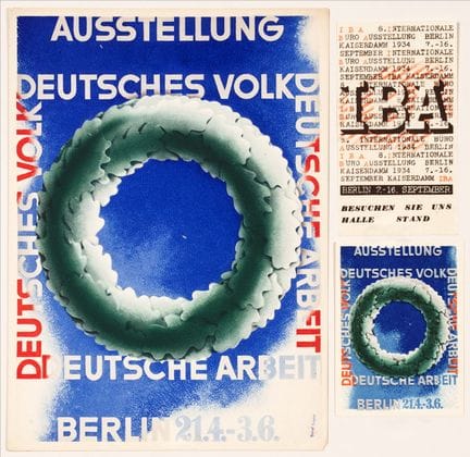 Bauhaus - Herbert Bayer. Peuple allemand - Travail