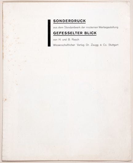 塞萨尔·多梅拉——摘自H.和B.拉施所著现代广告设计权威著作《被吸引的目光》的特印版。斯图加特，扎格