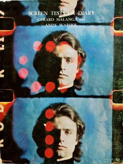 Gerard Malanga und Andy Warhol. Screen Tests. A Di