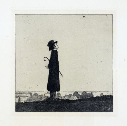 Heinrich Vogeler-Worpswede. «A la primavera». Grab