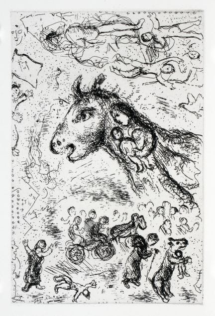 Marc Chagall - Jerzy Ficowski. Lettre a Marc Chaga