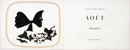 Georges Braque - Saint-Pol-Roux. Août. Paris, Loui