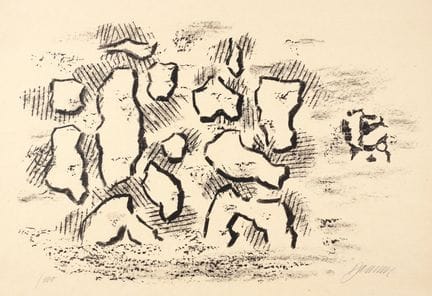 Willi Baumeister. Légendes sumériennes. Dix lithog