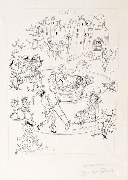 Bele Bachem. Dodici disegni a inchiostro, tre dei 