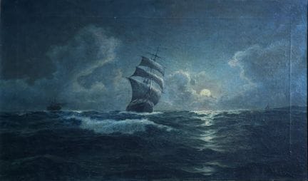 Ioannis Poulakas (Greek, 1864-1942)
Sailing Ship b