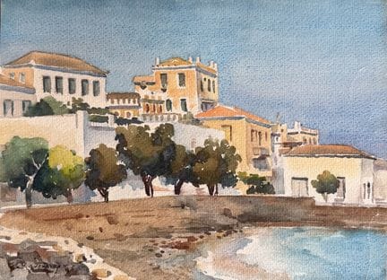 Sevastianos Kourkoulos (Greek, 1913-1984)
Spetses,