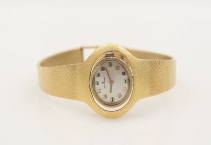 Bucherer 18K gold lady’s wristwatch A vintage Buch