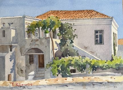 Sevastianos Kourkoulos (Greek, 1913-1984)
Spetses,