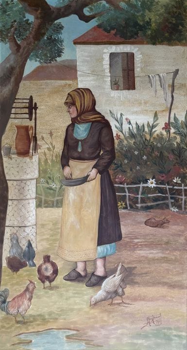 Ioannis Poulakas (Greek, 1864-1942)
Woman in the C