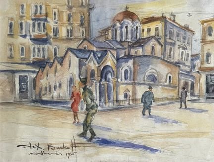 Alexander Barkoff (Greek, 1870 – 1942)
Athens Stre