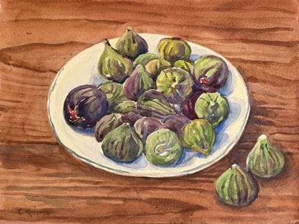 Sevastianos Kourkoulos (Greek, 1913-1984)
Figs, ex