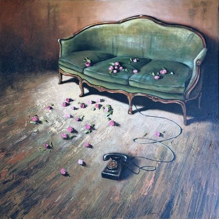 Tassos Chonias (Greek, born 1977) 
Interior, oil o