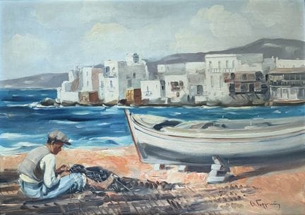Vassilis Germenis (Greek, 1896-1966) (AR)
Mykonos,