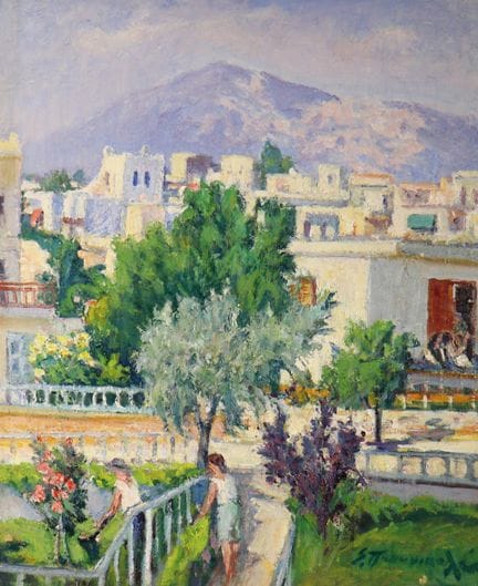 Spyros Papanikolaou (1906–1986)
Untitled, oil on c