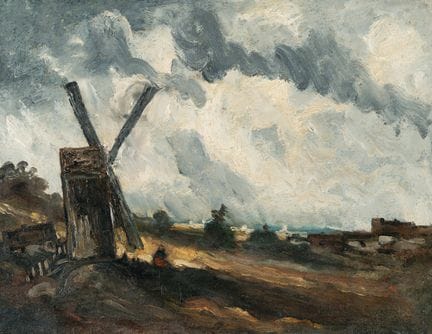 Georges Michel (1763 - Paris - 1843), Moulin à ven