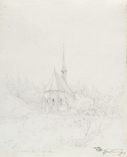 Carl Spitzweg (1808 - Munich - 1885), Sainte-Anne 
