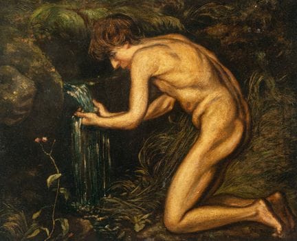 Hans Thoma (1839, Bernau - Karlsruhe, 1924), Jeune