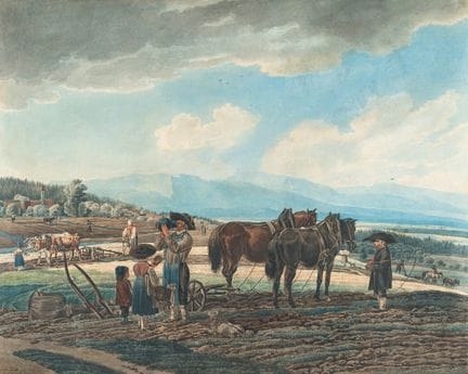 Adam von Bartsch (1757 - Vienna - 1821), Riposo ne