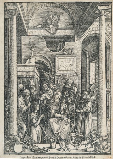 Albrecht Dürer (1471 - Nuremberg - 1528), La glori