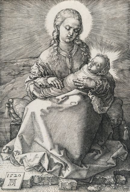 Albrecht Dürer (1471 - Nuremberg - 1528), La Vierg