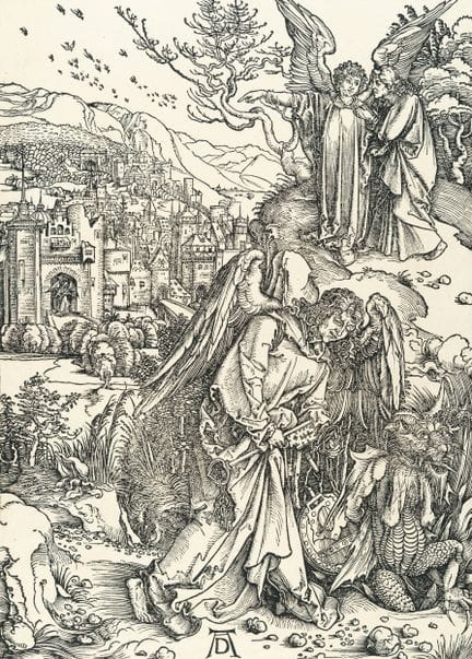 Albrecht Dürer (1471 - Nuremberg - 1528), L'ange t