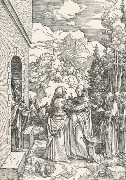 Albrecht Dürer (1471 - Nuremberg - 1528), La Visit