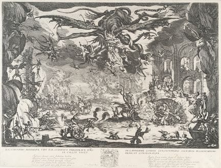 Jacques Callot (1592 - Nancy - 1635), La Tentation