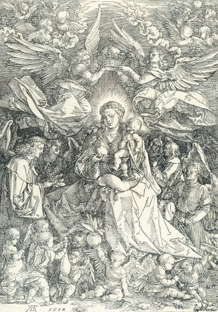 Albrecht Dürer (1471 - Nuremberg - 1528), La Vierg