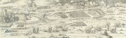 Albrecht Dürer (1471 - Nuremberg - 1528), Le siège