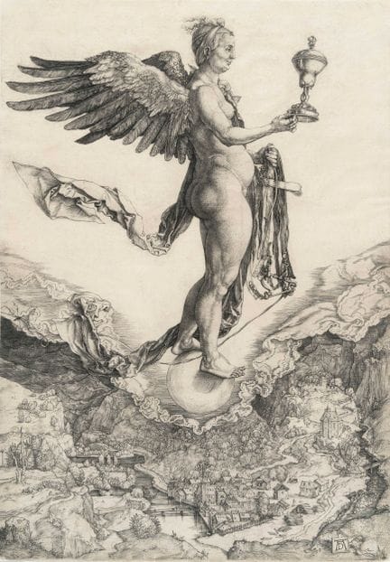 Albrecht Dürer (1471 – Nuremberg – 1528), Nemesis 