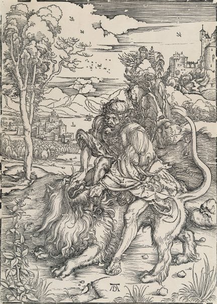 Albrecht Dürer (1471 – Nuremberg – 1528), Samson R