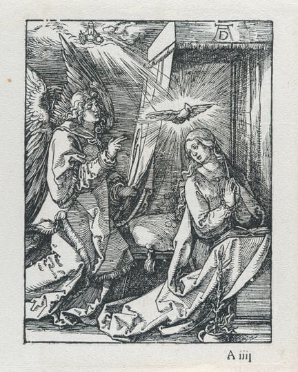 Albrecht Dürer (1471 - Nuremberg - 1528), L'Annonc