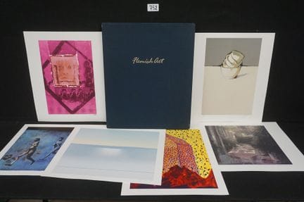 6 lithographs—by: POL MARA, MAURITS VAN SAENE, LAU