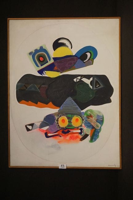 马里亚诺·埃尔南德斯（1926—2015）—— 《情境》——布面油画——画作上签名并标注1968年—
