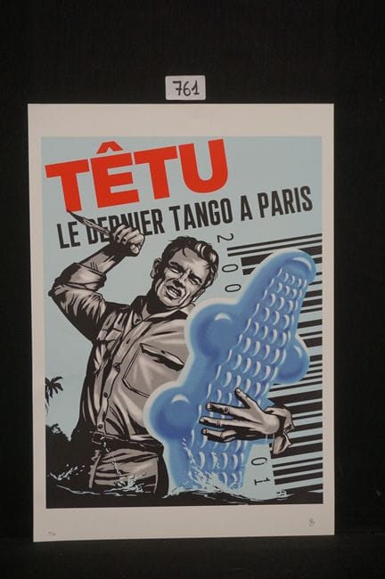 PHILIPPE GRIMAUD - "Last Tango in Paris" - print o